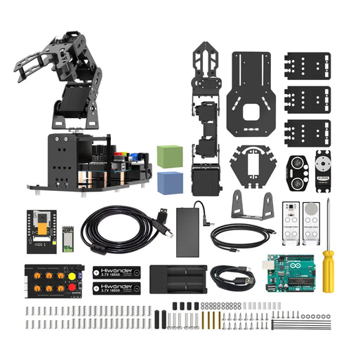 miniArm Open Source AI Robotic Arm Support Sensor Expansion, Arduino Programming (Standard Kit)