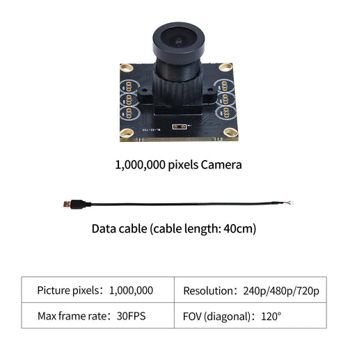 USB Camera Module for Raspberry Pi Jetson--1,000,000 pixel  USB camera