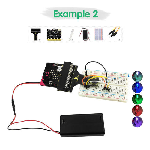 KEYESTUDIO Beginner Starter Kit for Micro:bit, Educational STEM DIY Programmable Coding Project Lessons Kits