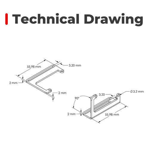 Horizontal and Vertical Mounting Plate Kit for ACROME SMD Add-On Modules