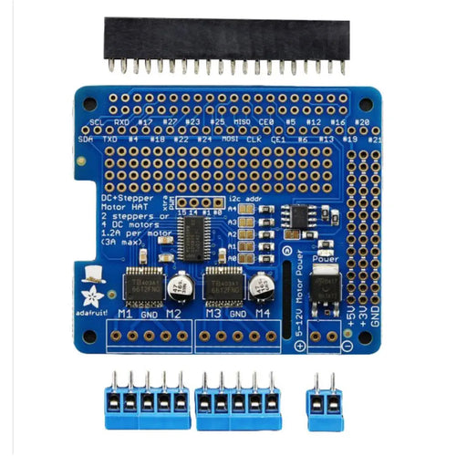 DC & Stepper Motor Driver HAT Kit for Raspberry Pi