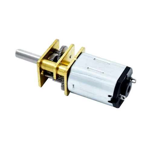 DC 12V 500RPM N20 High Torque Speed Reduction Motor with Metal Gearbox (4x)