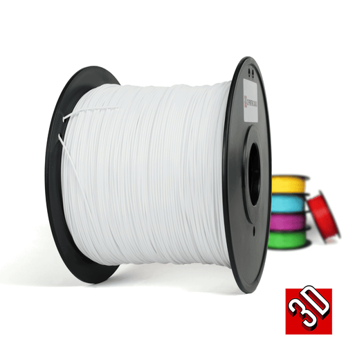 White Standard PETG Filament 1.75mm 2kg