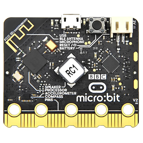 BBC Micro Bit V2 Board for Coding &amp; Programming Upgraded Computer Processor with Speaker, Microphone &amp; Touch Sensor