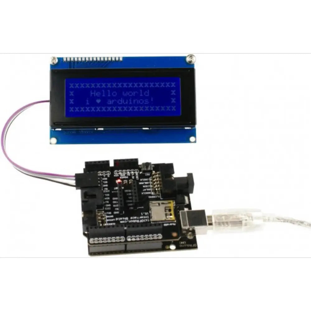 DFRobot I2C / TWI 4x20 LCD Module - RobotShop