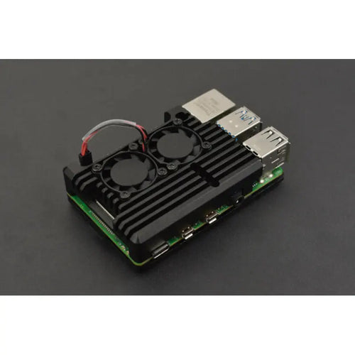 DFRobot Metal Case for Raspberry Pi 4B (Dual Fans)