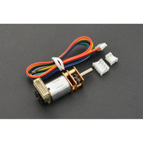 DFRobot Micro Metal Geared Motor w/Encoder 6V 41rpm 380:1