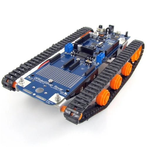 DFRobotShop Rover V2 - Arduino Compatible Tracked Robot (+ LiPo)