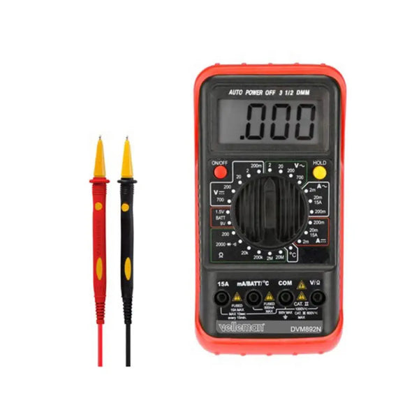 Digital Multimeter, 24 Ranges / CAT II 700V - CAT III 600V / 15A AC/DC