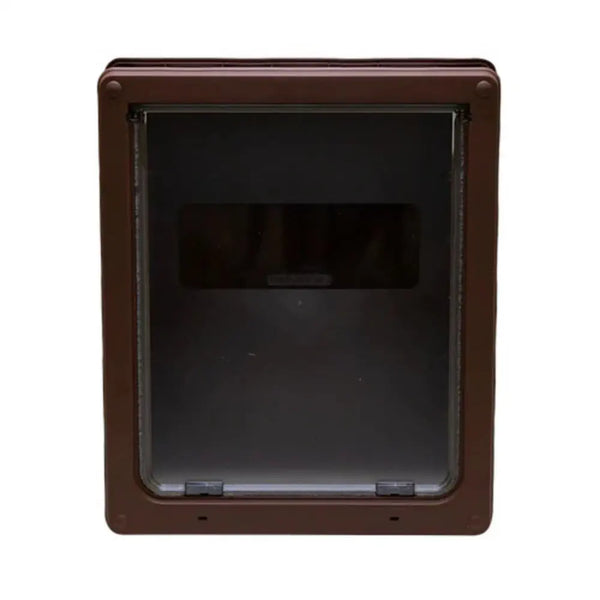 Dog Mate Large Dog Door with Liner (Brown)