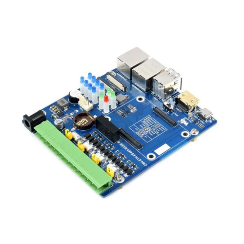 Dual ETH Quad RS485 Base Board (B) for RPi CM4, Gigabit Ethernet, 4CH Isolated