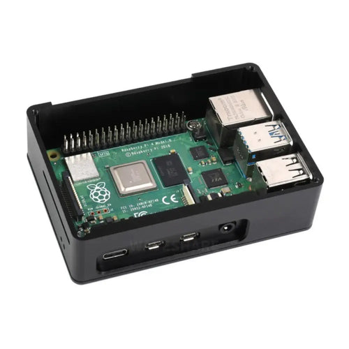 Dual Fan Case for Raspberry Pi 4, Dull-Polish Surface