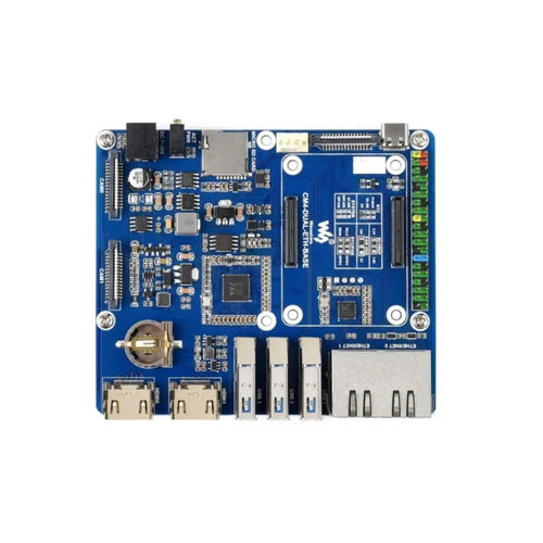 Dual Gigabit Ethernet Base Board Designed for Raspberry Pi Compute Module 4