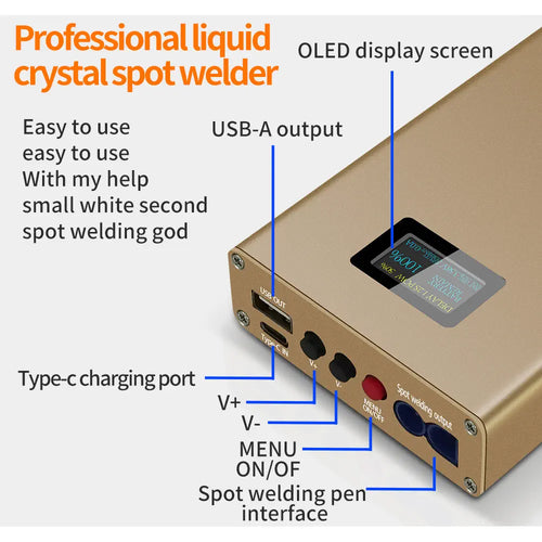 Adeept DX10 5300mAh Compact Portable Spot Welding Machine