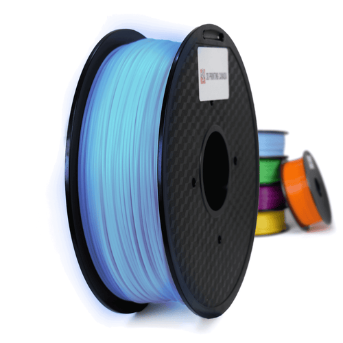 Standard PLA Filament - Glow in the Dark Blue - 1.75mm