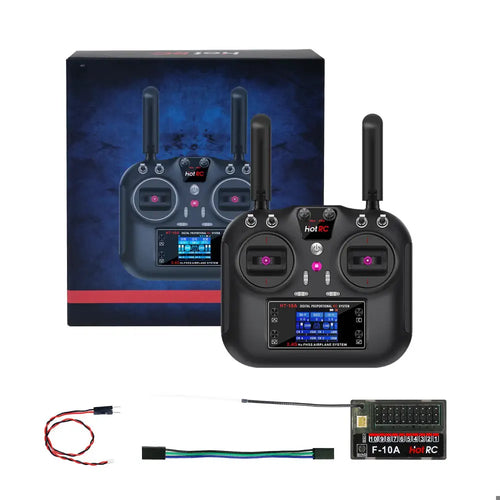 HOT RC 2.4G RC 10CH Transmitter FHSS and SBUS/PWM receiver For Drone and Smart Car--With PWM receiver