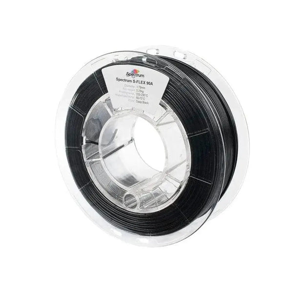 Spectrum Filaments Deep Black - 1.75mm S-Flex 90A Filament - 0.25 kg