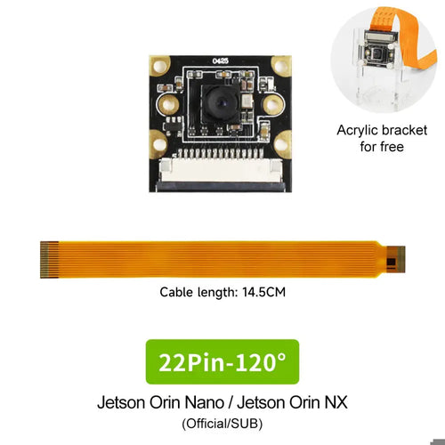 NVIDIA Jetson IMX219 camera 8MP compatible with NANO/Xavier NX/TX2 NX/Orin NAO/Orin NX-22Pin 120&