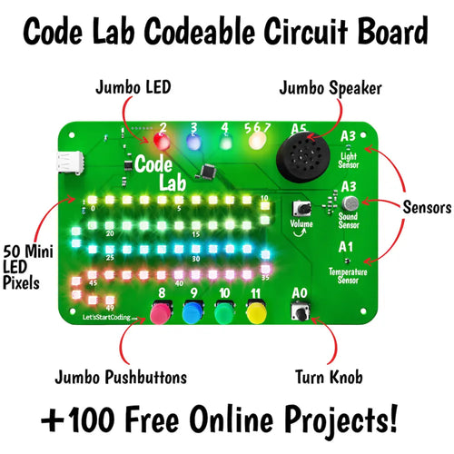 Code Lab All-Inclusive Coding Kit for Kids 8+ | Premium STEM Learning Toy for Boys &amp; Girls