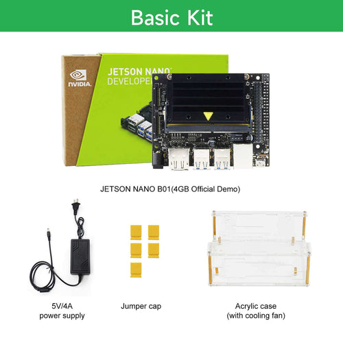 Jetson Nano B01 4GB Development Kit Official Board for AI Robotics--Basic Kit