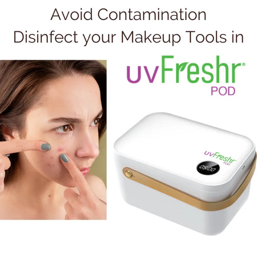 uvFreshr Pod UVC Disinfection Light Box | 99.99999% Disinfection Lab Tested | All Round Disinfection of Contents