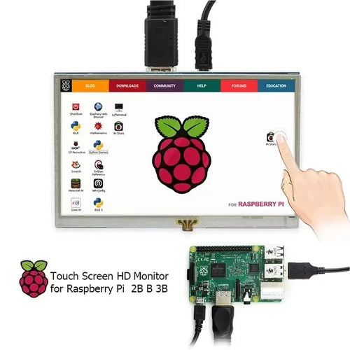 Elecrow RR050 5-Inch 800x480 Resistive Touch TFT Display for RPi B+/2B/3B/4B