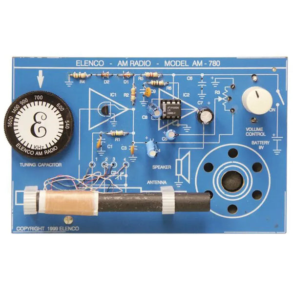 Elenco Two IC AM Radio Soldering Kit