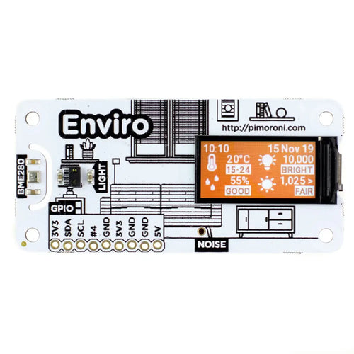 Enviro and Enviro+ Air Quality Monitor