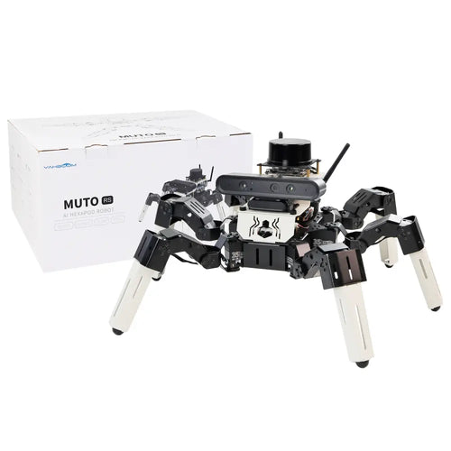 18DOF Muto RS Hexapod ROS2 Robot for Raspberry Pi and NVIDIA Jetson NANO(Jetson Version with Jetson NANO SUB board)