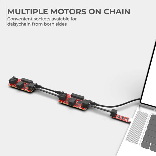 SMD RED Smart Brushed Motor Driver with Speed, Position and Current Control Modes