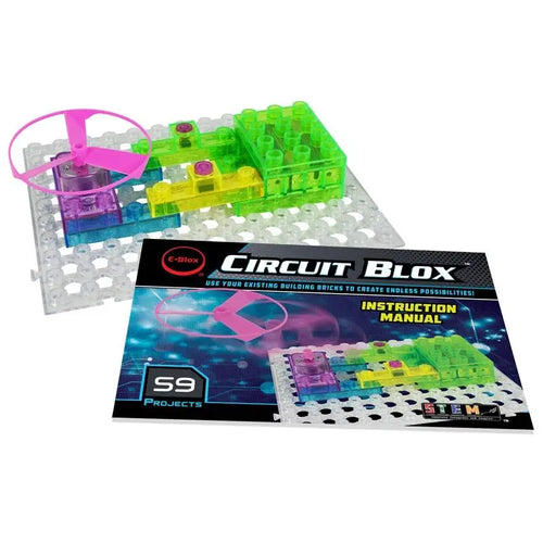 E-Blox Circuit Blox BYO Fan Launch Light Show 59 Project Set