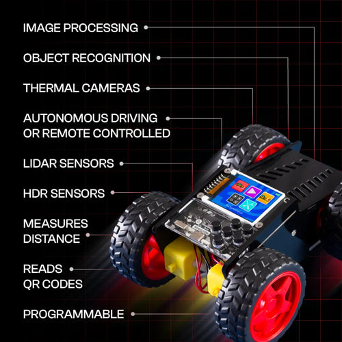 CircuitMess DIY RC Bundle for Kids 11+ - Build &amp; Code Your Own Robot Car &amp; Game Console