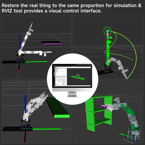 DOFBOT SE AI Vision Robotic Arm with ROS2 Python Programming (Virtual Machine Version)