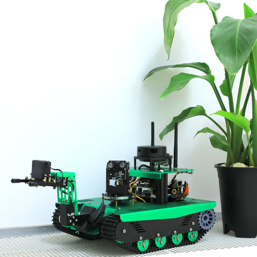 Yahboom Transbot ROS AI Robot for Jetson NANO 4GB with High Definition Camera and 3-DOF Robotic Arm(With Jetson Nano Board)
