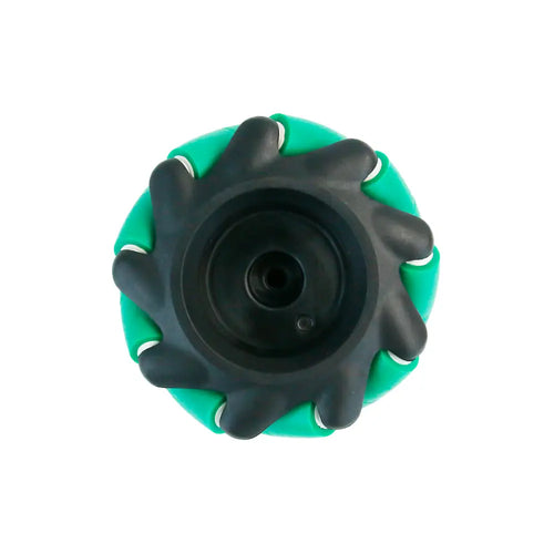 Yahboom Mecanum Wheel Kit for DIY Robot Car - 65mm Hexagonal Coupling, Black-Green (4x) EN Manual