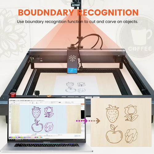 ACMER A500 Laser Engraver Camera, Support Lightburn