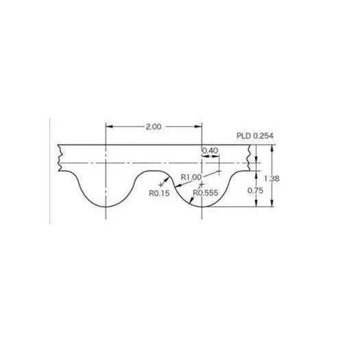 GATES Powergrip GT GT2-10mm Timing Belt (1 m)