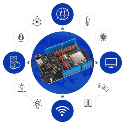 ACEBOTT QE007 ESP32 Smart Home IoT Starter Kit With Arduino/ACECode (Scratch) - Plus
