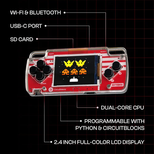 CircuitMess DIY RC Bundle for Kids 11+ - Build &amp; Code Your Own Robot Car &amp; Game Console