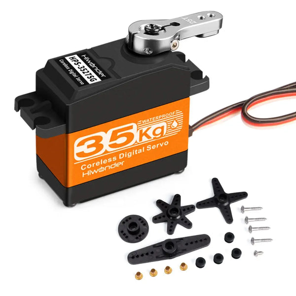 Hiwonder HPS 3527SG 35kg Coreless Digital Servo Metal Gear Waterproof w/ 270 deg Control Angle