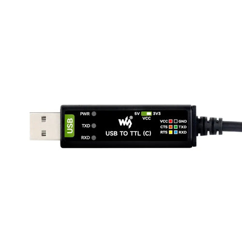 Waveshare Industrial USB C to TTL (C) Serial Cable, FT232RNL