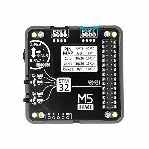 M5Stack HMI Module w/ Encoder & 500mAh Battery (STM32F030)