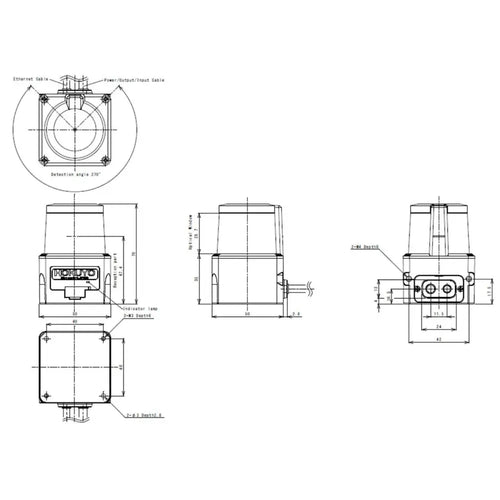 Hokuyo UST-05LX Scanning Laser Rangefinder