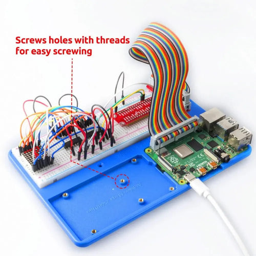 Holder Breadboard Kit w/ 830 points for Raspberry Pi & Arduino Uno R3, Mega 2560