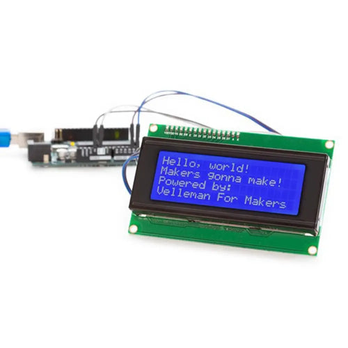 I2C 20x4 Blue LCD Module