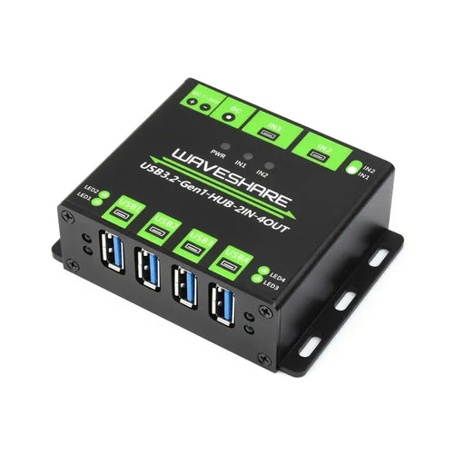 Industrial Grade USB HUB, Extending 4x USB 3.2 Ports, Switchable Dual Hosts