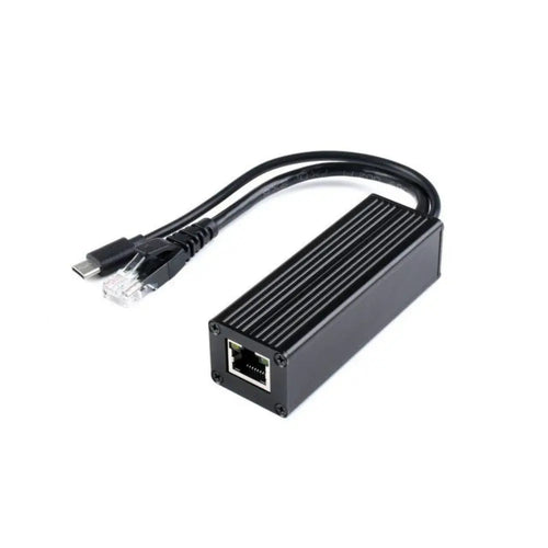 Industry Grade Gigabit PoE Splitter 48V to 5V 2.5A USB-C