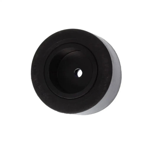 Large Rubber Wheel w/ Aluminum Hub 28mm Diameter 3mm Shaft Hole - Black