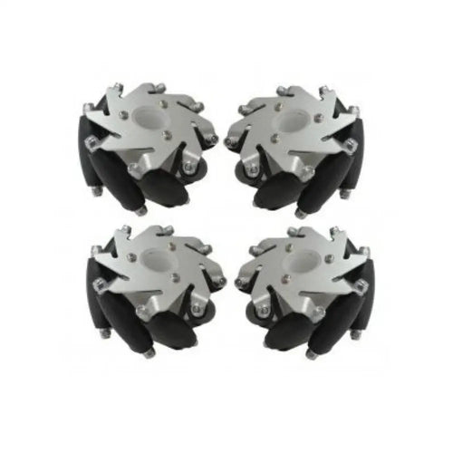 Mecanum Wheels 4 pieces (compatible with LEGO blocks)