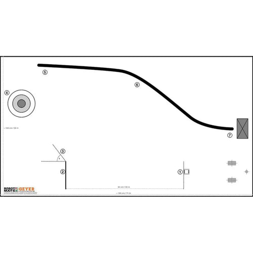 LEGO EV3 Intro Course Mat for Appendix D (180x100 cm)